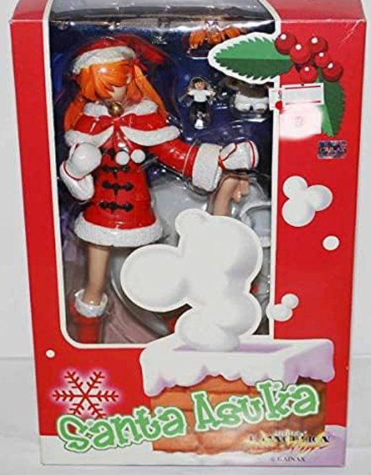 Gainax 1/6 Neon Genesis Evangelion Sohryu Asuka Langley Christmas Santa Asuka Pvc Figure