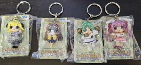 Sega Di Gi Charat 4 Mini Mascot Strap Key Chain Holder Collection Figure Set