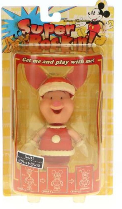 Sega Disney Characters Super Rockin 3 No 31 Christmas Winnie The Pooh Piglet Bobble Head Figure