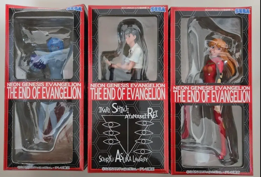 Sega Neon Genesis Evangelion The End of 3 Evangelion Pvc Trading Figure Set