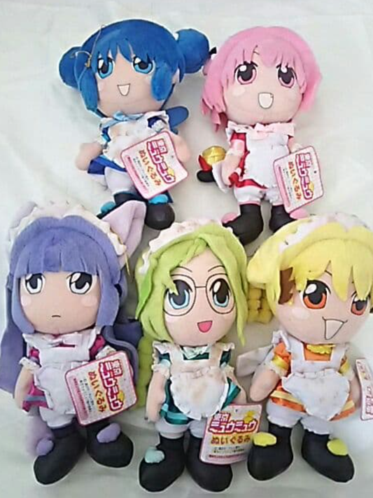 Sega 2002 Tokyo Mew Mew 5 8" Plush Doll Figure Set