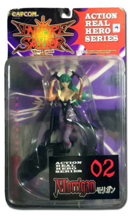 Capcom Action Real Hero Series 02 Vampire Savior Darkstalkers Morrigan Purple ver Figure