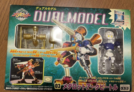 Takara Medabots Medarot Dual Model 03 Arcbeetle Action Kit Figure