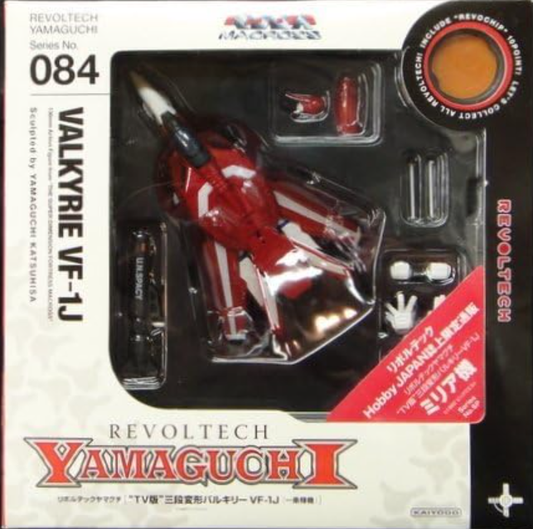 Kaiyodo Revoltech Yamaguchi 084 Robotech Macross Three-stage Transformation Valkyrie VF-1J Milia Custom Action Figure