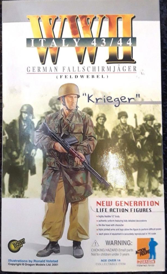 Dragon 1/6 12" 70122 WWII Italy 43/44 German Fallschirmjager Feldwebel Krieger Action Figure