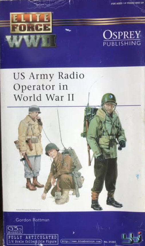 BBi 1/6 12" Elite Force WWII Osprey Publishing US Army Radio Operator in World War II Sergeant Sparky Parsons Action Figure