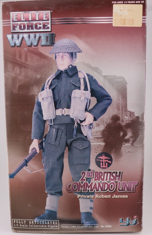 BBi 1/6 12" Elite Force WWII 2nd British Commando Unit Private Robert James Action Figure