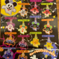 Takara Tomy 2009 Gashapon Disney Characters Halloween Party Strap Part 2 16 Mascot Collection Figure Set