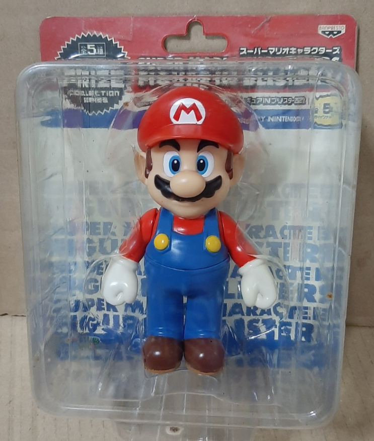 Banpresto Nintendo Super Mario Bros Characters in Blister Part 2 Mario Vinyl Figure