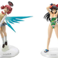 Megahouse 2005 1/8 Keroro Gunso Hinata Heroines Aki Hinata & Natsumi Hanata Pvc Figure Set