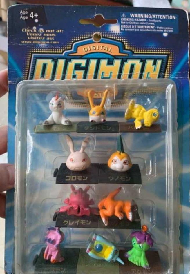 Bandai 2000 Digimon Digital Monster 10 Mini Figure Set