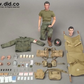 3 Reich DID 1/6 12" A80126 WWII 77th Infantry Division Combat Medic Dixon Action Figure