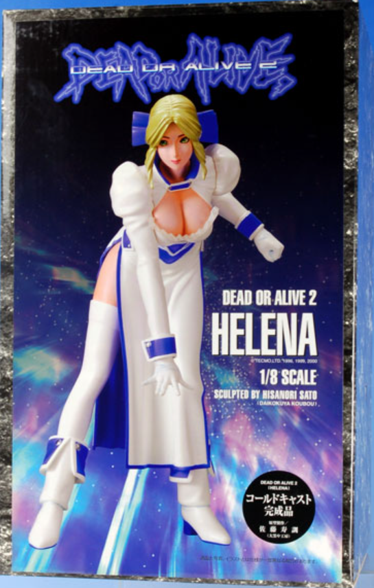 Epoch C-Works 2001 1/8 Dead Or Alive 2 Helena Cold Cast Statue Trading Figure