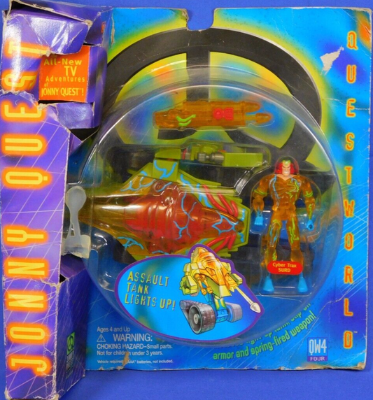Galoob 1996 Jonny Quest QW4 Cyber Trax Surd Action Figure