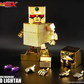 Action Toys ES Gokin DX Series 03 The Golden Warrior Gold Lightan 24K Gold Plated Trading Figure