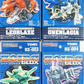 Tomy Zoids 1/72 Blox BZ 001 Leoblaze 002 Unenlagia 003 Mosasledge 004 Nightwise Matrix Dragon Plastic Model Kit Action Figure Set