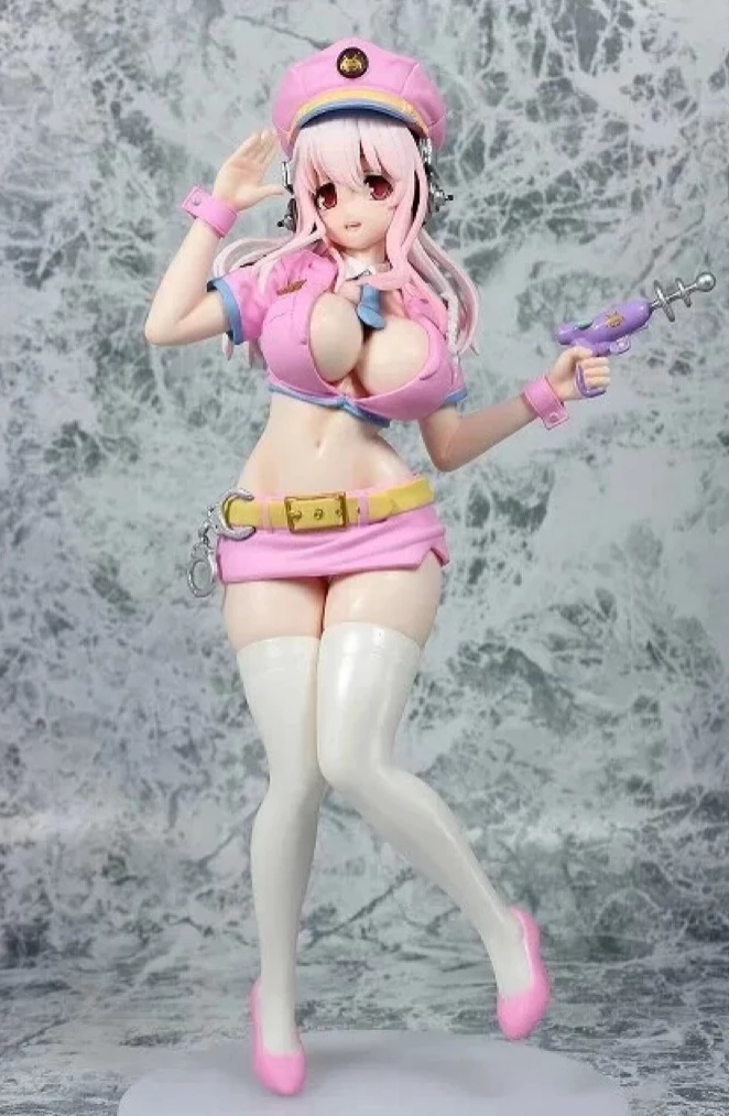 Taito Nitro Super Sonico Space Police Pink ver Pvc Figure