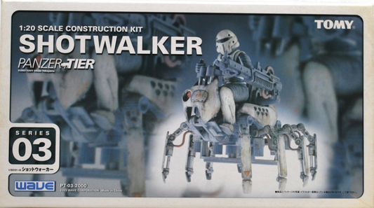 Tomy Zoids 1/20 Wave Series 03 ShotWalker Tier Plastic Model Kit Figure