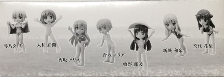 Toranoana Palm Characters Suigetsu Swimsuit Bikini ver 7 Trading Figure Set