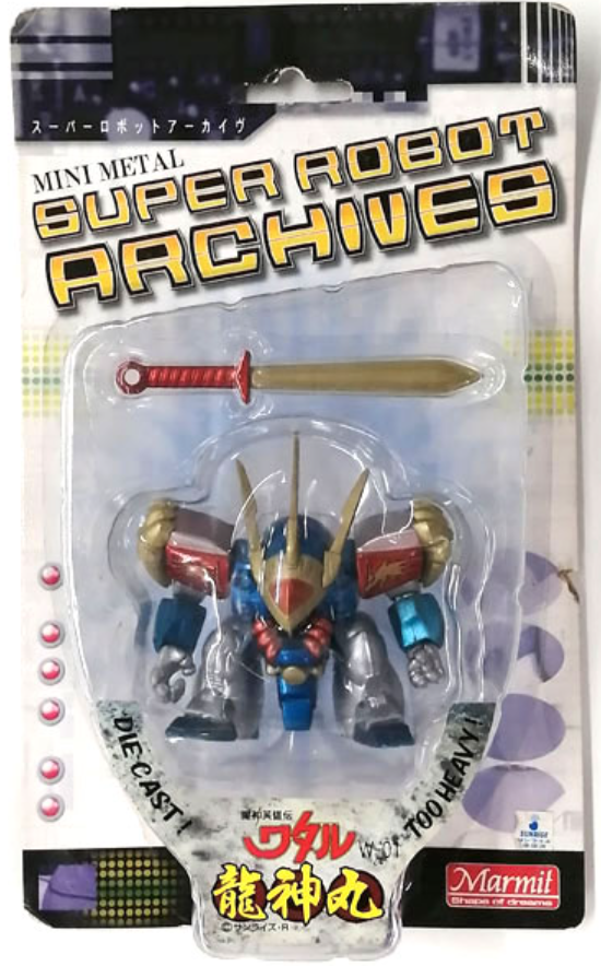 Marmit Chou Mashin Hero Wataru Ryujinmaru Mini Metal Super Robot Archives Action Figure