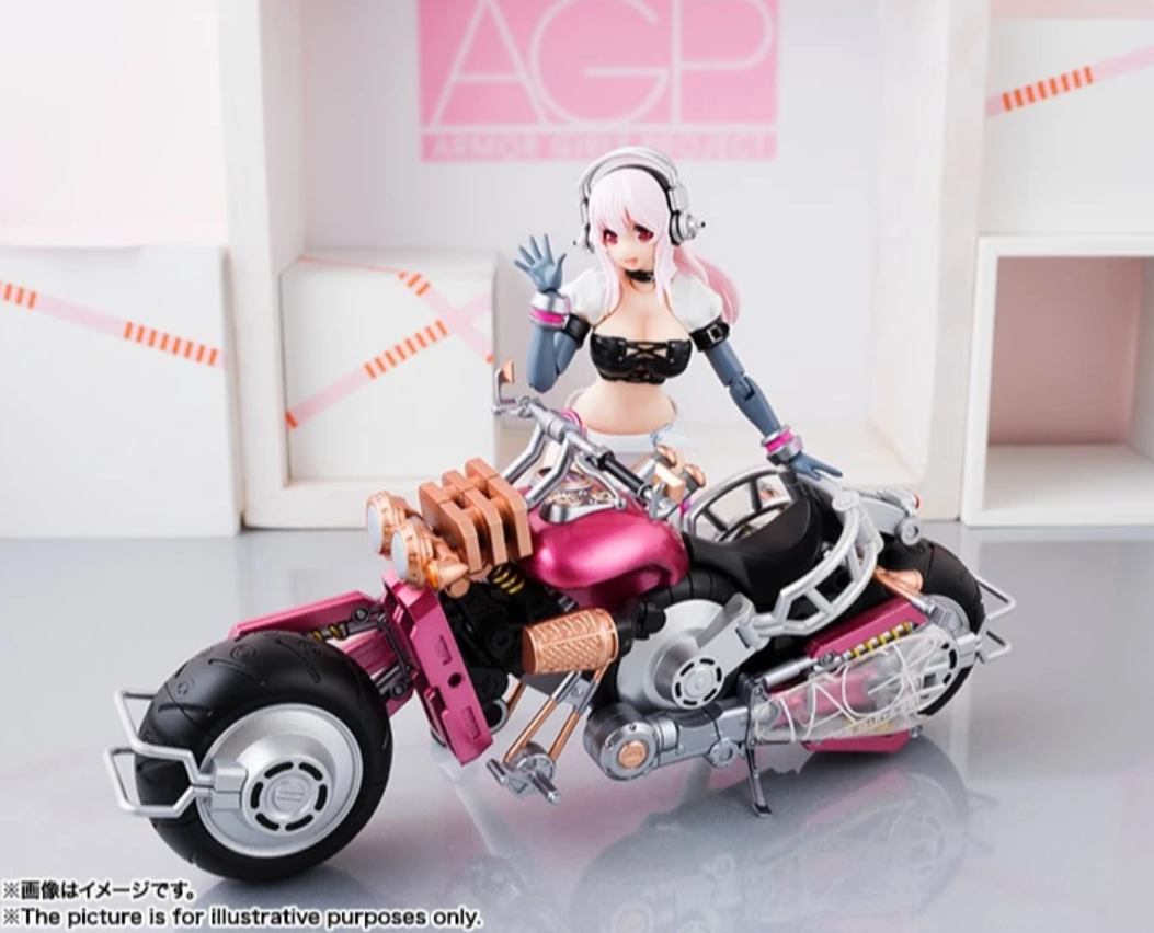 Bandai AGP Armor Girls Project Nitro Super Sonico with Super Bike Robo 10th Anniversary ver Action Figure