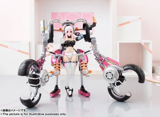 Bandai AGP Armor Girls Project Nitro Super Sonico with Super Bike Robo 10th Anniversary ver Action Figure