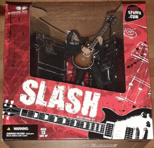McFarlane Toys Music Maniacs Guns n' Roses Slash Deluxe Boxed Set Trading Figure