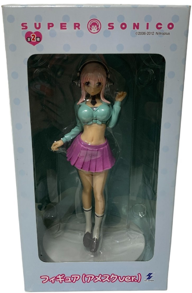 SK Japan Nitro Super Sonico American School Uniform Pink ver PVC Figure