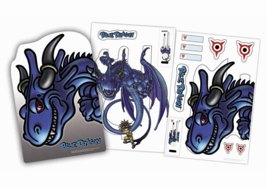 Xbox 360 Blue Dragon Limited Console Sticker & Mouse Pad