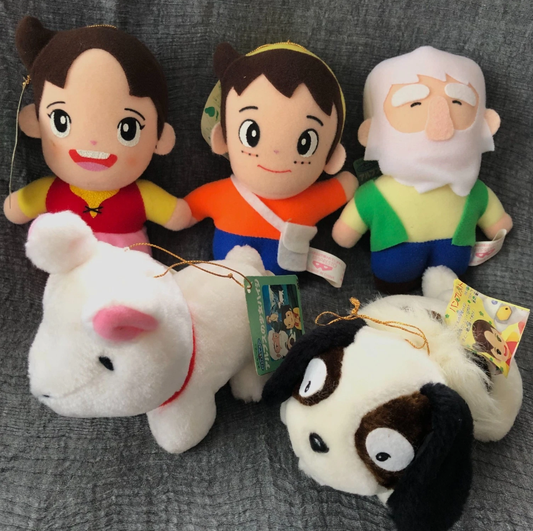 Banpresto 1992 Heidi Girl of Alps 5 Plush Doll Figure