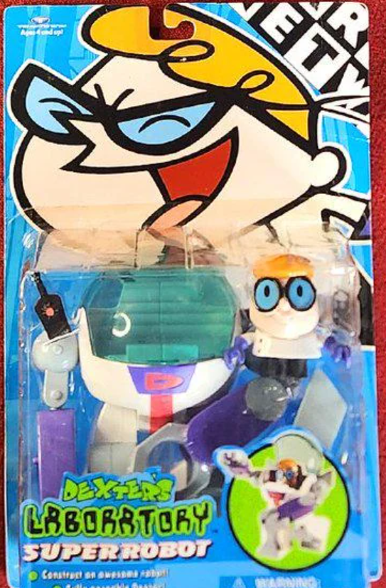 Cartoon Network 2000 Dexter's Laboratory Super Robot Action Figure ...