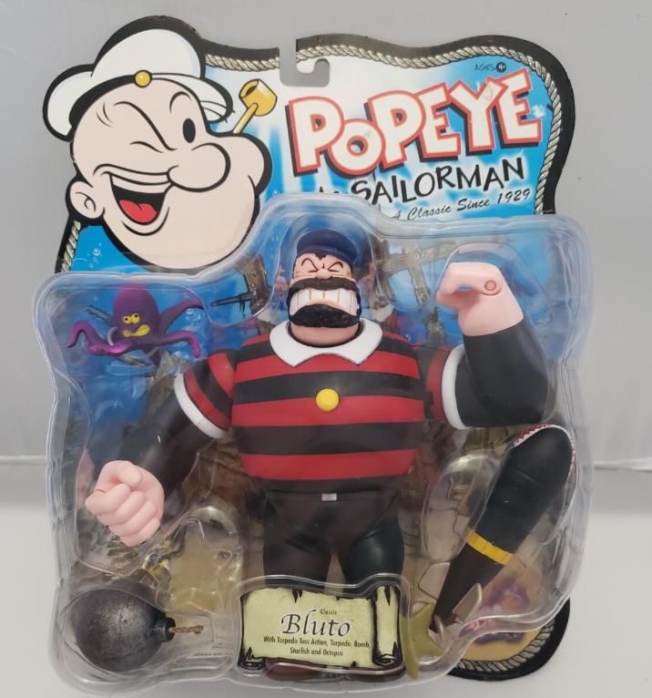 Mezco Toys Popeye The Sailorman Classic Bluto Trading Figure