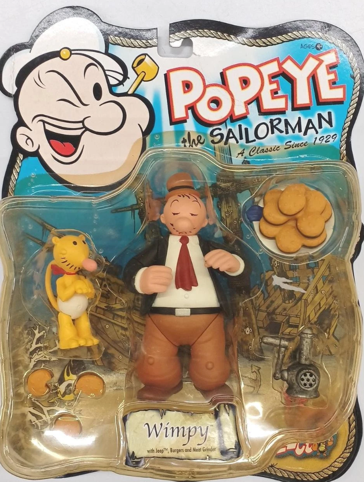 Mezco Toys Popeye The Sailorman Wimpy Trading Figure