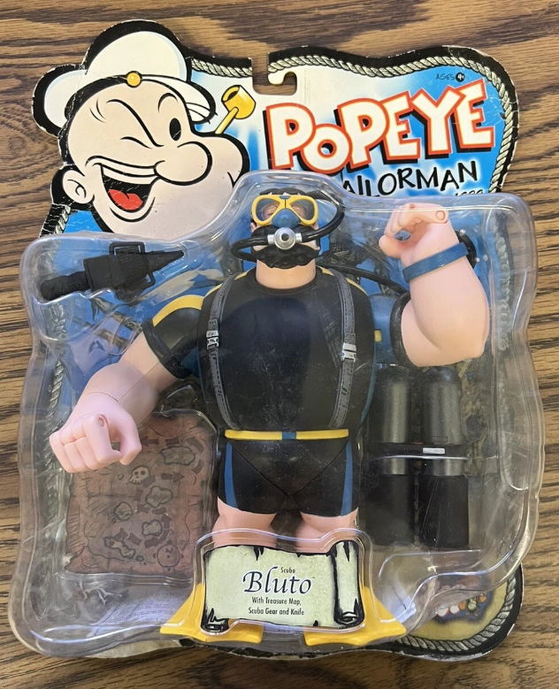 Mezco Toys Popeye The Sailorman Scuba Bluto Trading Figure