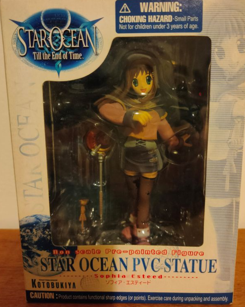 Kotobukiya 2003 Star Ocean Till the End of Time Sophia Esteed Pvc Collection Figure