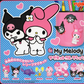 Yujin Sanrio My Melody Gashapon 7 Mini Magnet Collection Figure Set