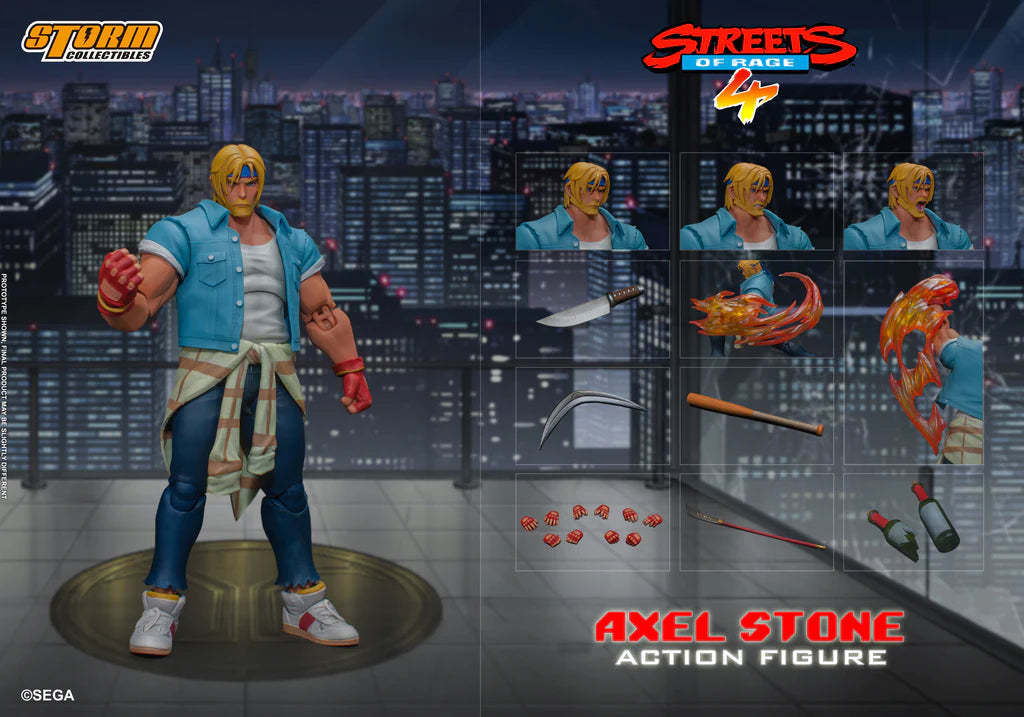 Storm Toys 1/12 Collectibles Street of Rage 4 Axel Stone Action Figure