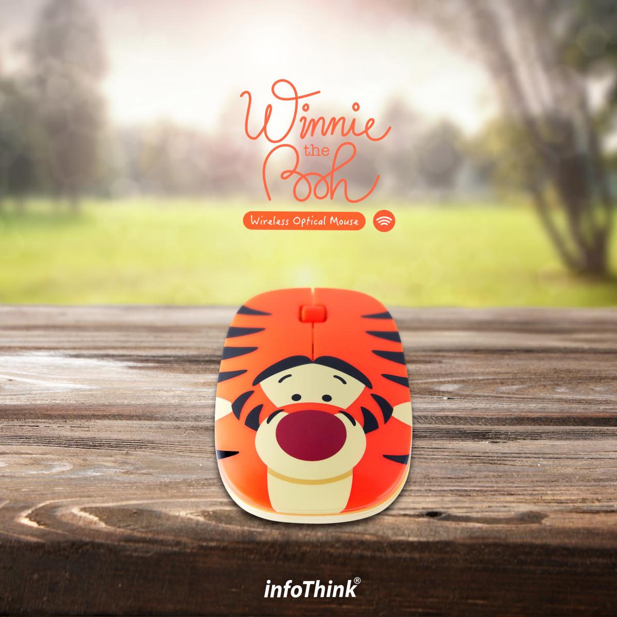 Infothink Disney Winnie The Pooh Tigger ver Wireless Optical Mouse