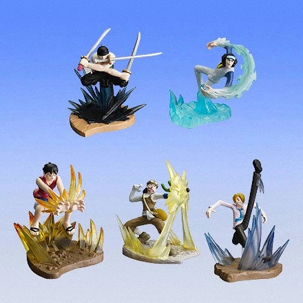 Bandai One Piece Gashapon Battle Wave 5 Collection Figure Set