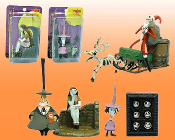 Yujin Disney Tim Burton The Nightmare Before Christmas Figure Collection Part 2 7 Trading Figure Set