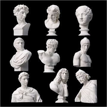 Takara Tomy Capsule Culture Course Part 1 Introduction to Plaster Drawing Gashapon Part 1 9+1 Secret Marble ver 10 Figure Set