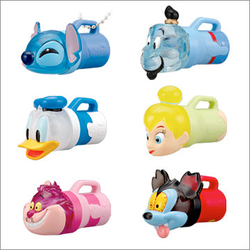 Yujin Disney Characters Gashapon Poke D Light Part 2 6 Collection Figure Set
