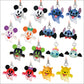 Takara Tomy 2009 Gashapon Disney Characters Halloween Party Strap Part 2 16 Mascot Collection Figure Set