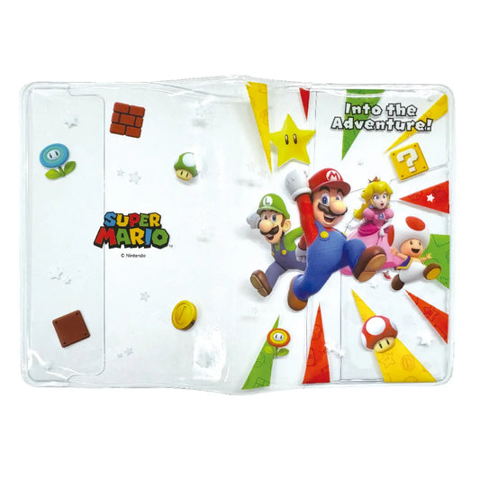 Nintendo Super Mario Bros Taiwan Shin Kong Mitsukoshi Limited Clear Passport Cover