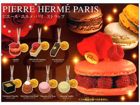 Bandai Gashapon Pierre Herme Paris Sweets 7 Strap Collection Figure Set