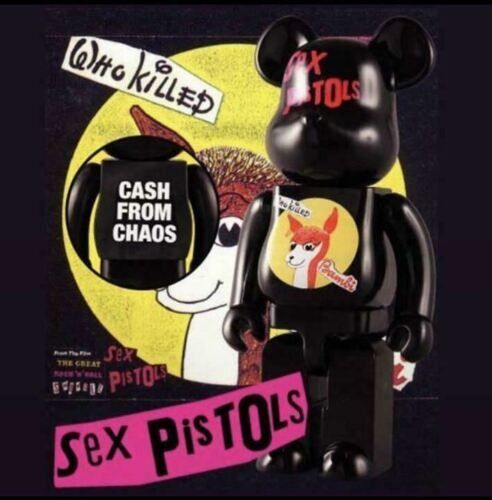 Medicom Toy Be@rbrick 400% Sex Pistols Ver.3 Who Killed Bambi 11" Vinyl Collection Figure