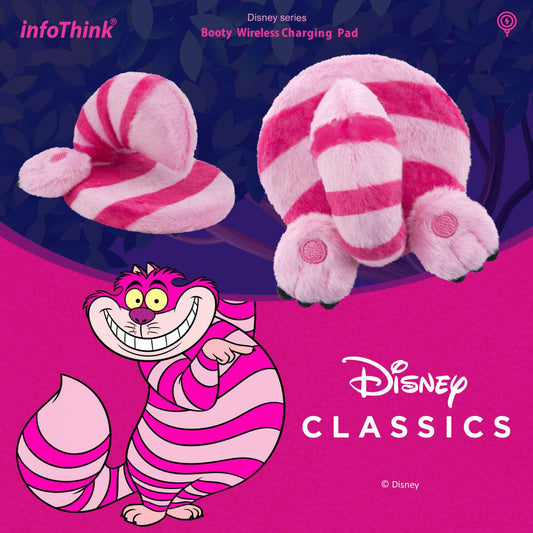 InfoThink Disney iWCQ-200 Booty Wireless Charger Charging Pad Cheshire Cat ver