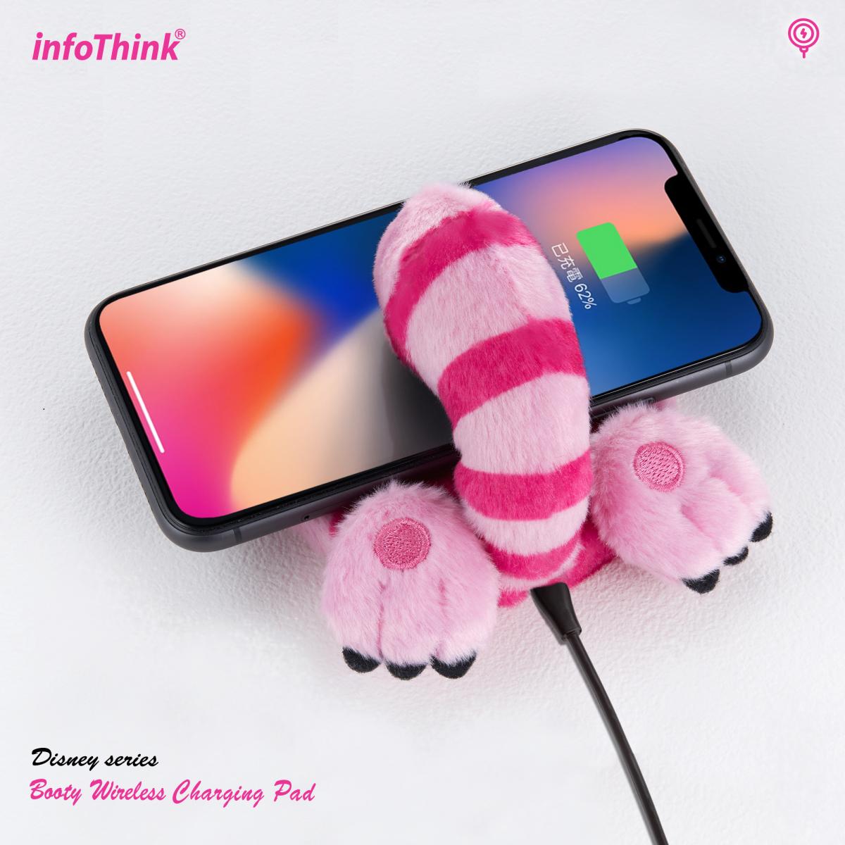 InfoThink Disney iWCQ-200 Booty Wireless Charger Charging Pad Cheshire Cat ver