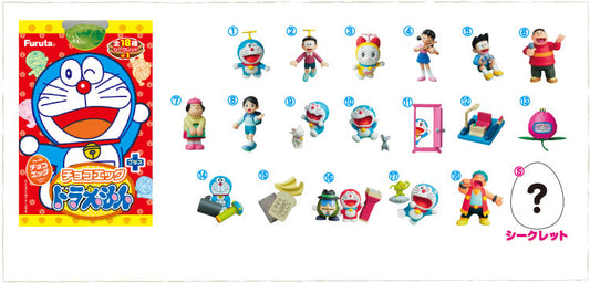 Furuta Choco Egg Doraemon Plus Series Collection 18+1 Secret 19 Trading Figure Set