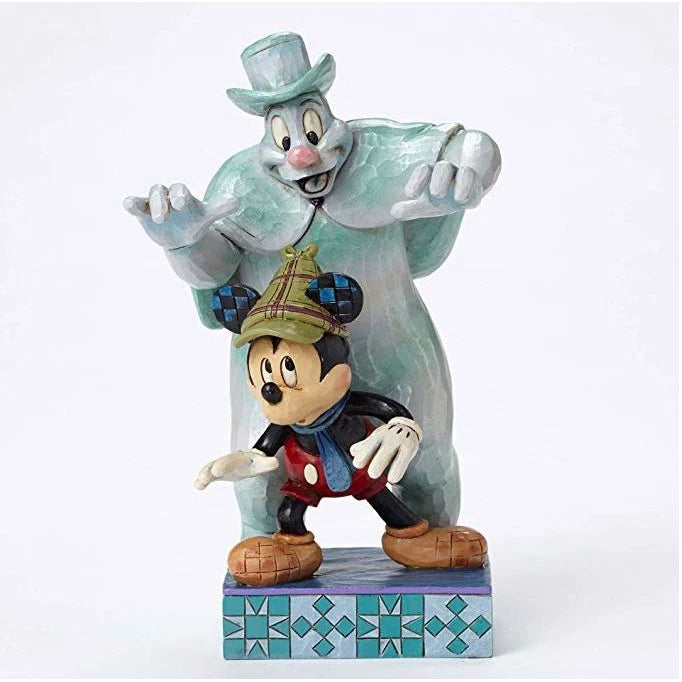 Enesco Jim Shore Disney Traditions Spooked Mickey Mouse & Lonesome Ghost 7" Collection Figure
